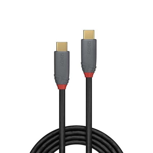 USB 3.1 Typ C/C-kabel - LINDY - Anthra Line - 5A - 1,5 m