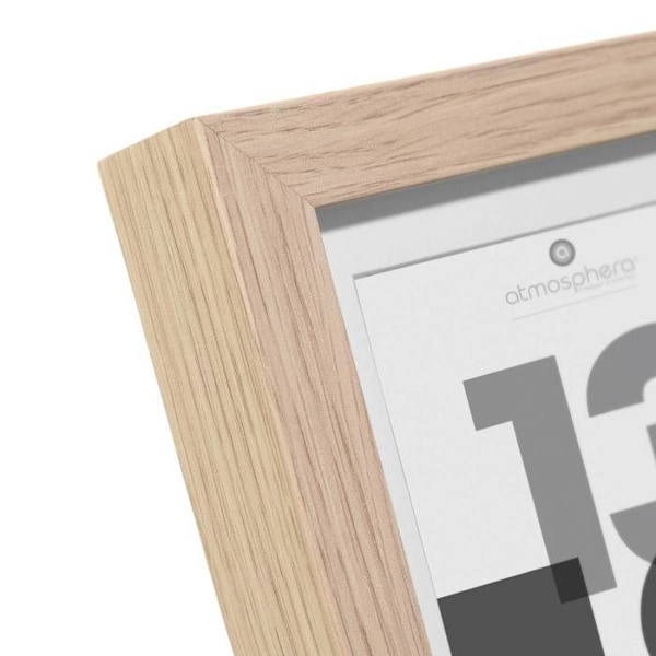 Fotoramme - ATMOSPHERA - Eva - MDF træ og glas - 13x18 cm - Beige Beige
