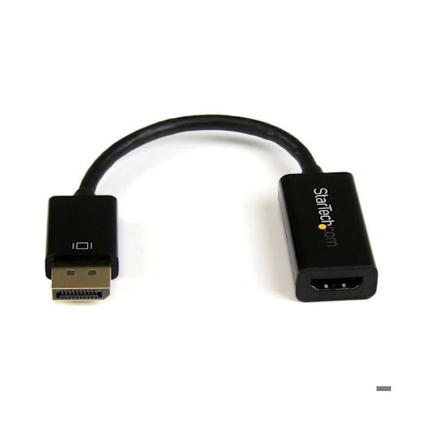 STARTECH.COM DisplayPort 1.2 - HDMI 4K -akkuadapteri DP-yhteensopivaan pöytätietokoneeseen tai kannettavaan tietokoneeseen