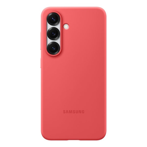 Suojakuori - Samsung - Galaxy S25 - Silikoni - Punainen - Pehmeä Tuntu Röd