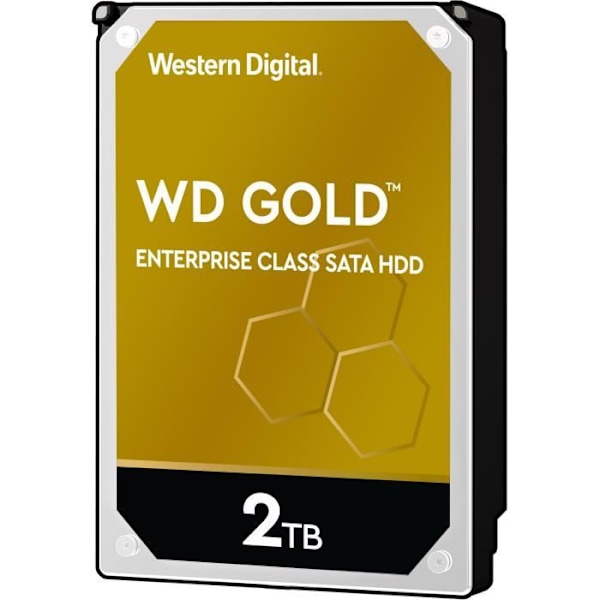 WD Gold™ - Enterprise intern harddisk - 2TB - 7200 rpm - 3,5" (WD2005FBYZ)