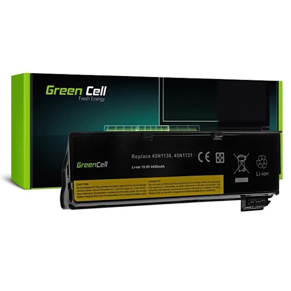 Green Cell® Extended Serie 45N1128 Batteri til Lenovo ThinkPad T440 T440s T450 T450s X240 X240s Bærbar Computer 4400mAh