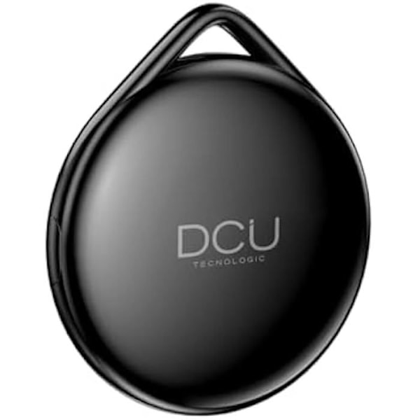 DCU TECNOLOGIC - Locator - Anti-Lost Tracker - Objektfinder - Kompatibel med Apple - Udskifteligt batteri Farve: Sort