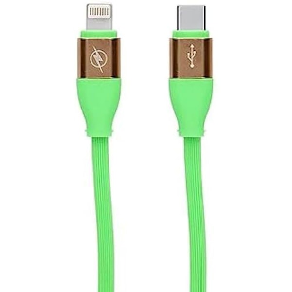 USB-kaapeli - CONTACT - iPad/iPhone - Vihreä väri - Nopea liitettävyys - Kestävä Grön
