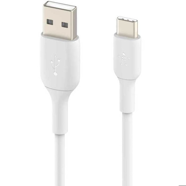 BELKIN - kabel - USB-A til USB-C Kabel 3M, Hvid
