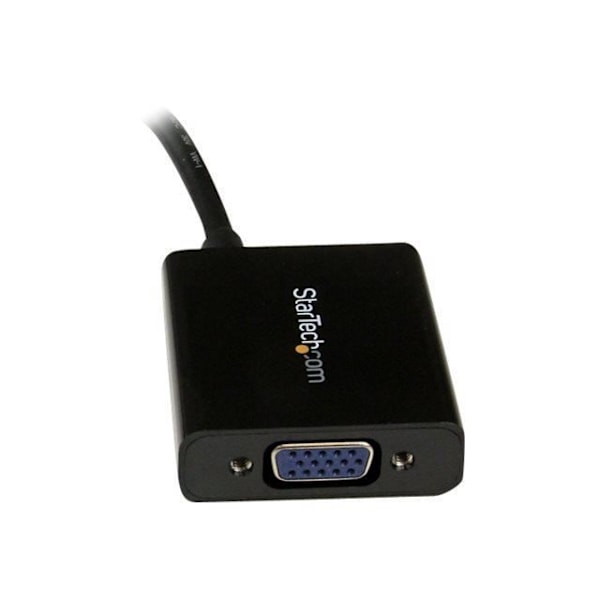 DVI til VGA adapterkabel - DVI-D til HD15 konverter - 1920 x 1200 - Sort