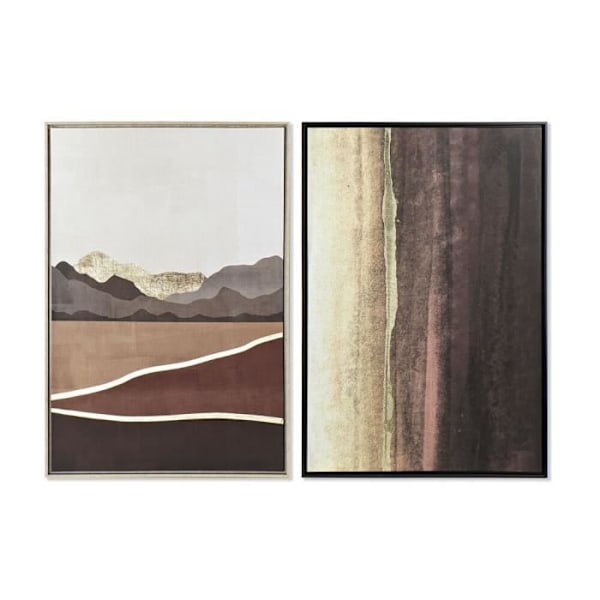 Ramme DKD Home Decor Abstract (2 stk) (83 x 4,5 x 124 cm)