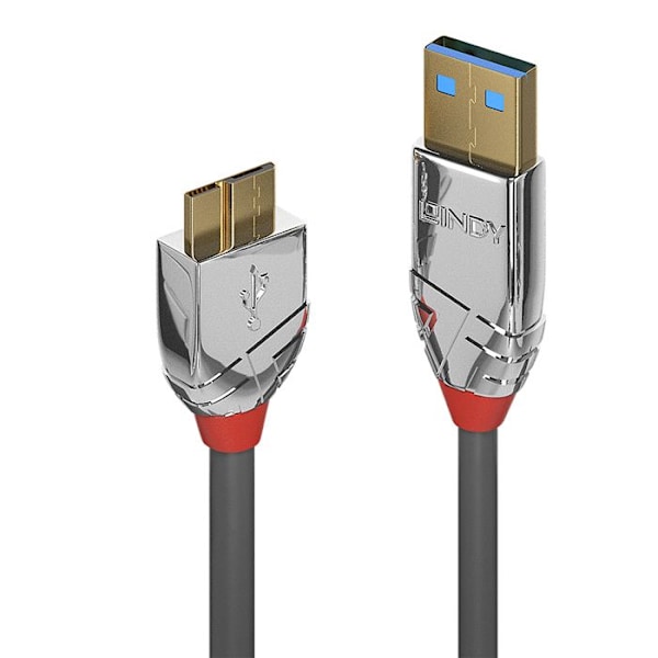 USB 3.0 Type A - Micro-B -kaapeli - Cromo Line - 2m - Korkea suorituskyky ja esteettinen - Siirtää jopa 5 Gbit/s