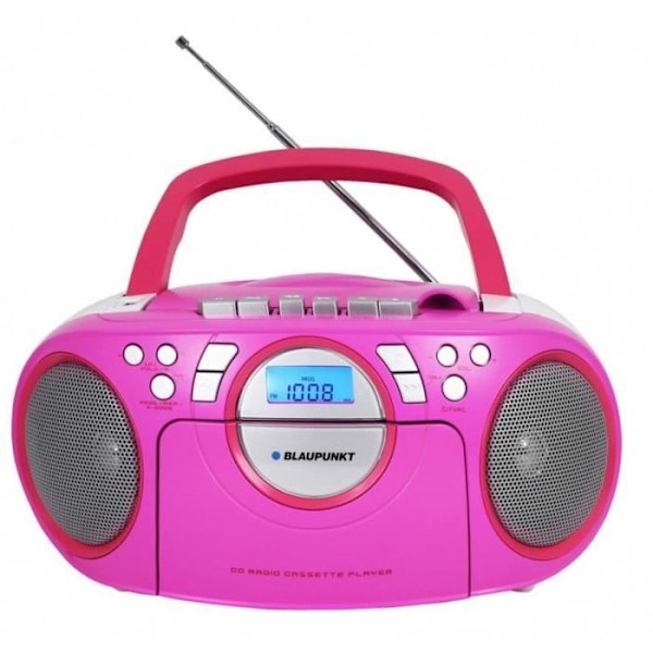 CD-MP3-afspiller - Blaupunkt - BB16PK - Farve Rosa - CD/MP3 lydsystem