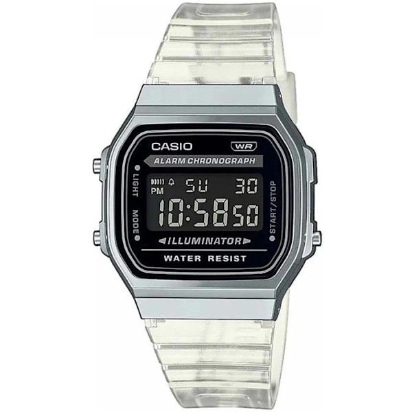 Kello - Casio - A168XES-1BEF - Digitaalinen - Kvartsi - Vintage - 36,3 mm Grå