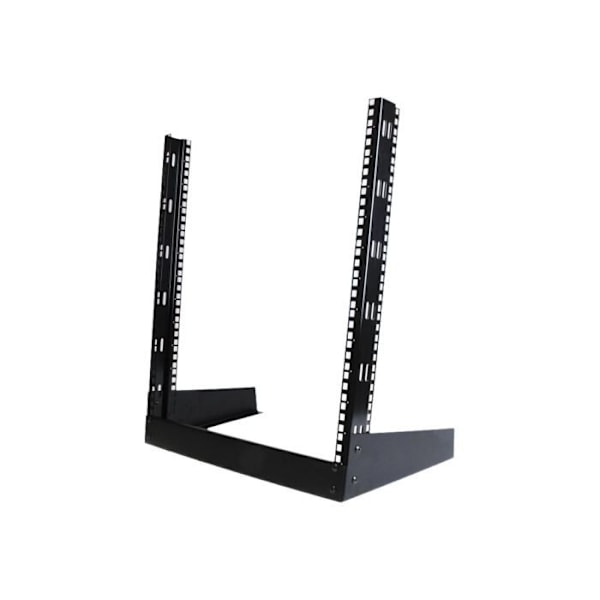 Open Frame Desktop Rack 12 U 19" - STARTECH - RK12OD - Stål - Svart - 50 kg Max vikt