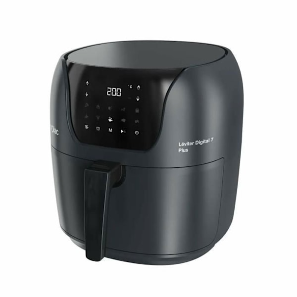 Fritøser uden olie - SOLAC - FA1800D - 7 L - 1800W - Sort Svart