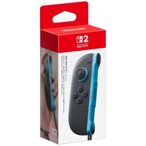 Manette Joy-Con vänster Ljusblå för Nintendo Switch 2 Ljusblå
