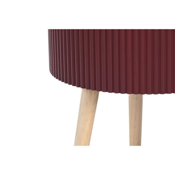 Sidebord - Mærke - Model - Bordeaux brun - MDF træ