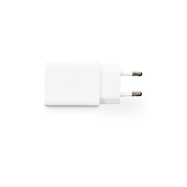 USB-NETADAPTER 2.4A HVID KSIX Vit