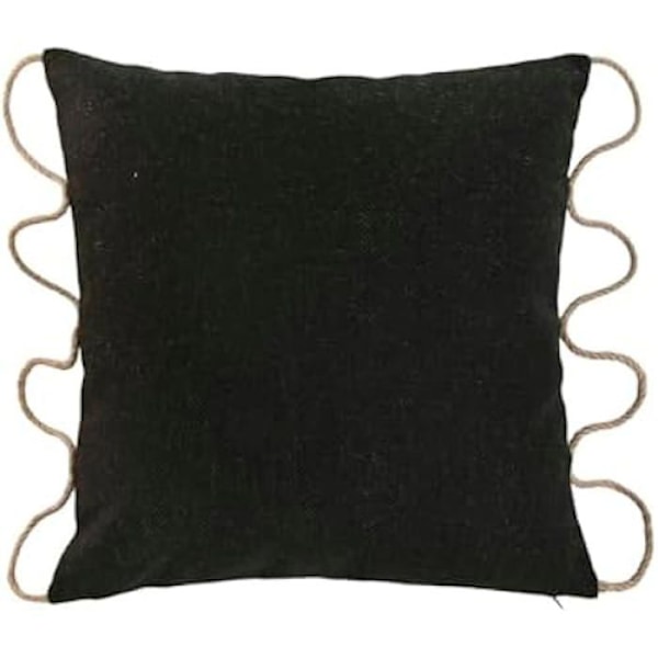 Tyyny - HOME ESPRIT - Musta - 45 x 45 cm - Sisäkäyttöön - Neliö Flerfärgad