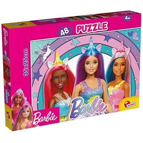Puzzle Barbie M-Plus 48 - Lisenssi Giochi - Sarjakuvat ja BD - Alle 100 kappaletta