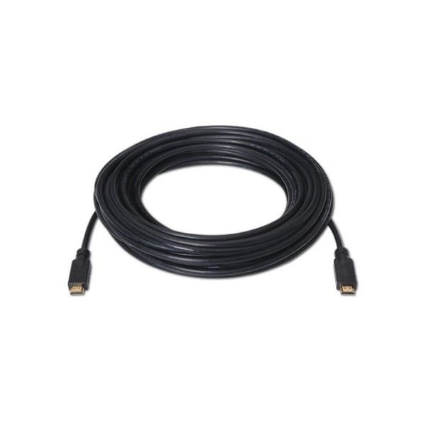 Aisens HDMI 2.0 Premium 4K 60Hz 18Gbps Han/Han med Repeater 30m Sort