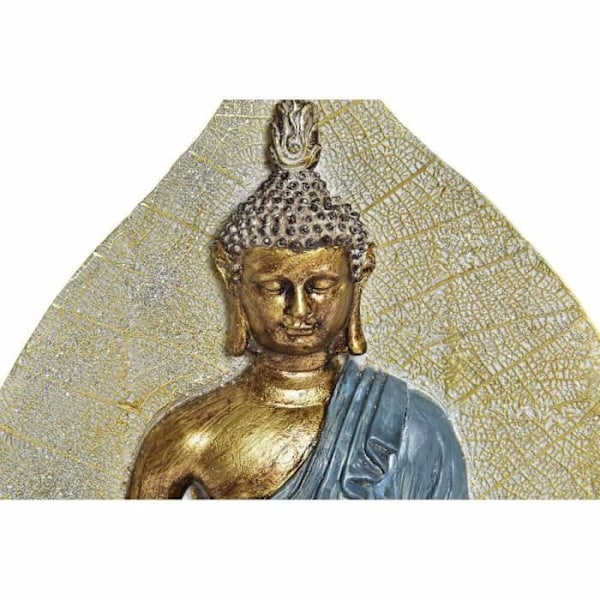 koristehahmo 15,5 x 5 x 20,7 cm punainen sininen kultaoranssi itämainen buda (3 kpl)