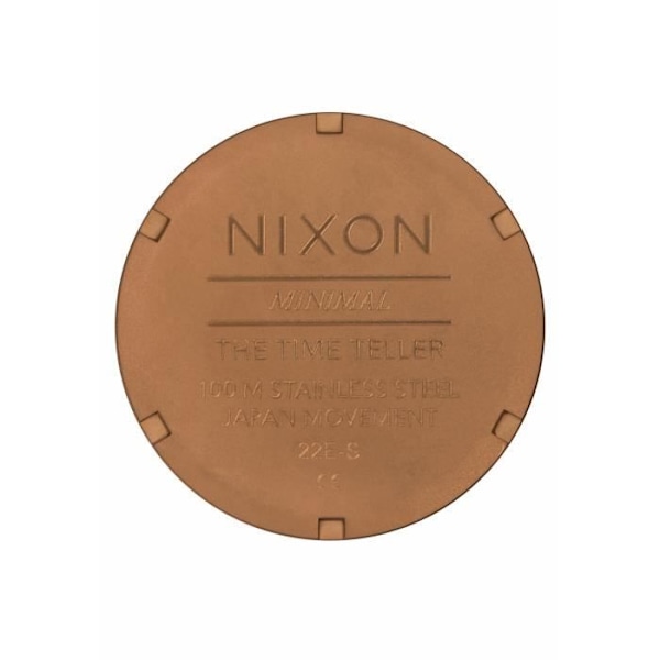 Kello - Nixon - Time Teller - Pronssi/musta - Kestävyys 10 ATM - Kvartsikoneisto Brons/svart