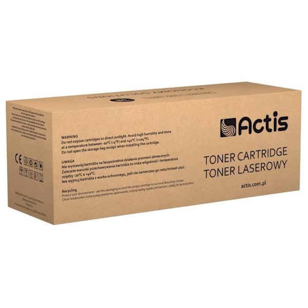 Toner ACTIS TN-1090 til Brother printer - Sort