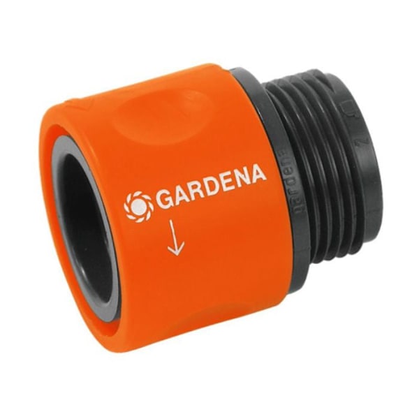 Haveslangetilslutninger - GARDENA - Vaskemaskineadapter - Nem at bruge - Sort og orange