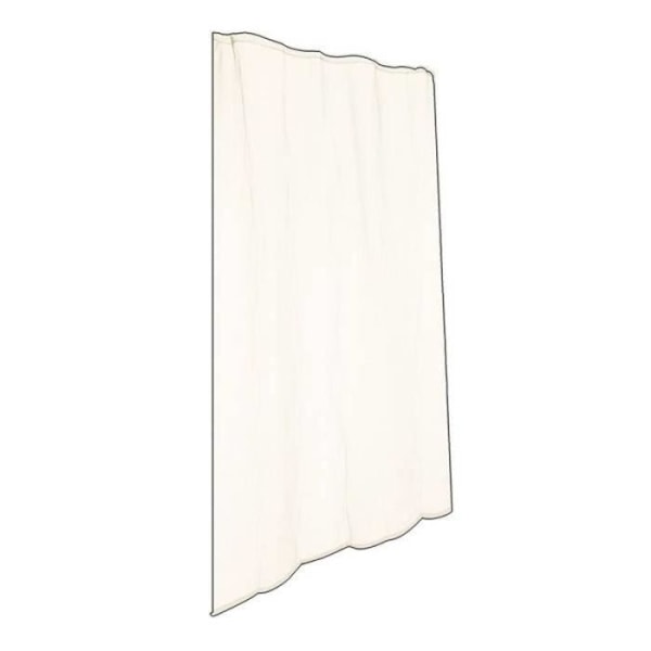 Moustiquaire med gardin til dør - ECCO DROP - 140x240 cm - Polyester - Hvid - Dimensioner 140x240 cm Vit