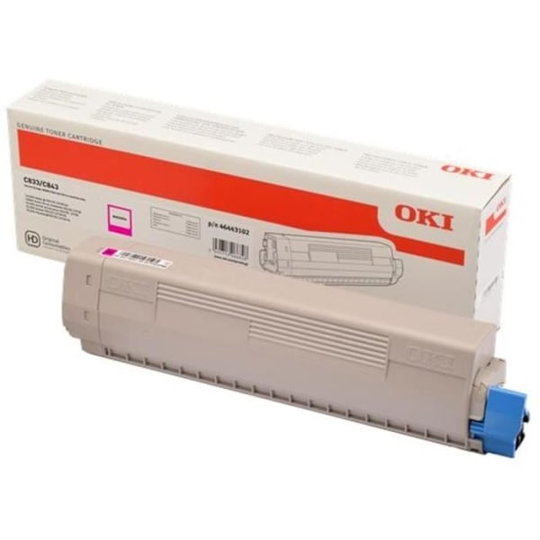 OKI 46443102 C833/843 Magenta tonerpatron - Høj kapacitet - Op til 10.000 sider