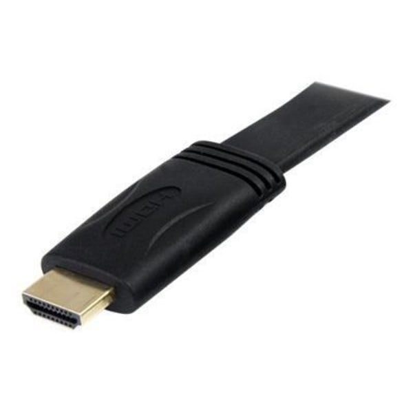 Ultra HD 4K x 2K High Speed HDMI litteä kaapeli Ethernetillä - STARTECH - 5 m - Suojattu - Musta