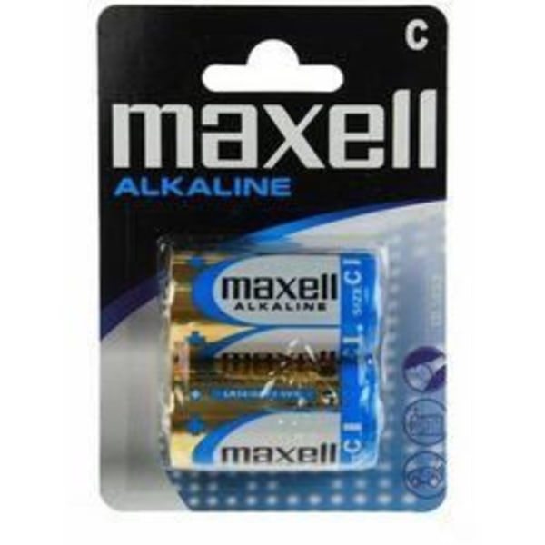 MAXELL Batteri LR14 x 2 - Alkaliskt