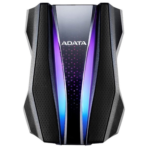 Ekstern harddisk - ADATA - HD770G - 2000 Go - USB 3.2 Gen 1 - Sort