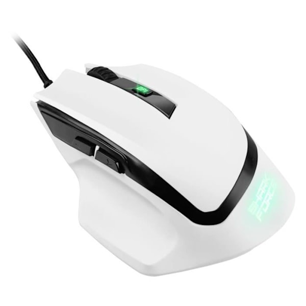 Souris Gaming - Sharkoon - SHARK Force II - Hvid - 4200 dpi - Programmérbar