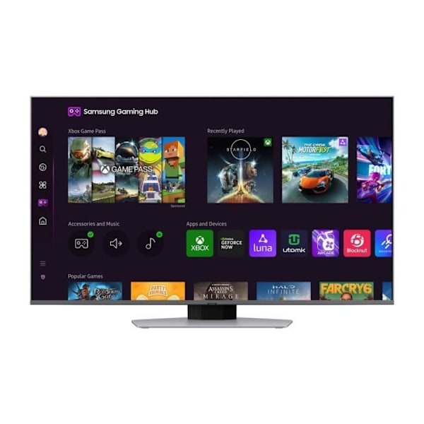 Samsung 50Q80D - 50" (127 cm) QLED TV - 4K UHD 3840x2160 - HDR+ - Smart TV - Gaming Hub - 4xHDMI - WiFi