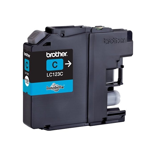 Brother LC-123 højtydende cyan blækpatron - 600 sider