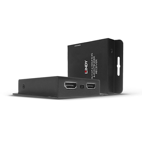 LINDY - Video-/Audio-/Infrarot-Übertrager - 70m - Hvid