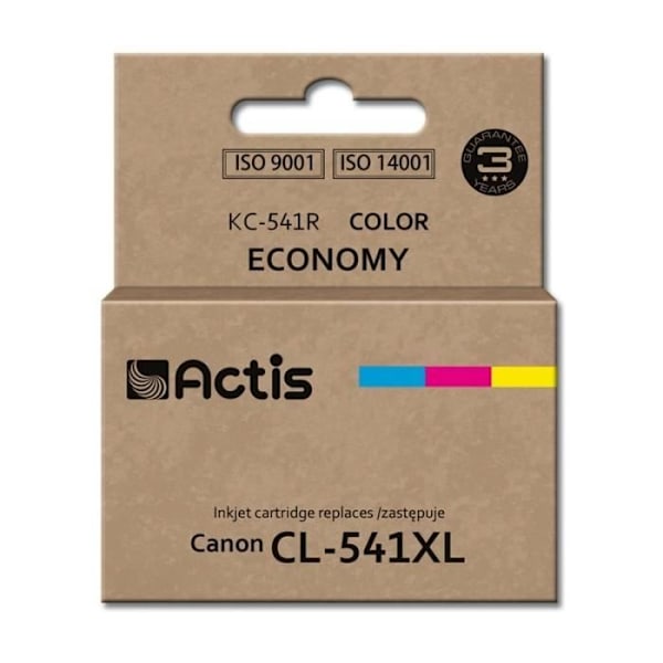 Actis KC-541R blækpatron Kompatibel Cyan Magenta Gul 1 stk.
