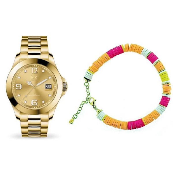 ICE WATCH Ur - Dame - 020908 - Guld rustfrit stål - 10 atm - Trendy gyllene