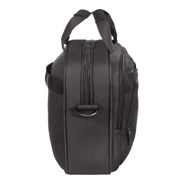 Skuldertaske - American Tourister - At Work - 15.6" - Sort / Orange - 100% polyester