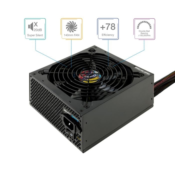TooQ TQAPOLO-750SP 750 W strømforsyning