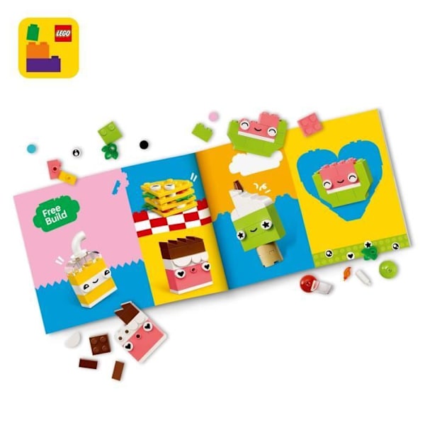 LEGO Classic 11039 Creative Foods - Byggleksak för barn från 4 år och uppåt Flerfärgad