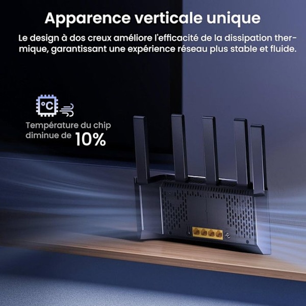 Tenda Reititin TX2L Pro Wi-Fi 6 AX1500 Mbps Gigabit Kaksoisbanda - Reititin