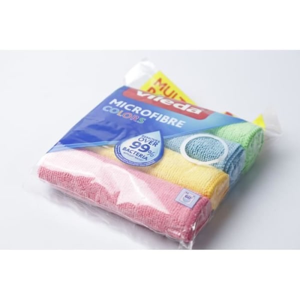 VILEDA 4 kpl mikrokuituliinoja Colors - Monikäyttöinen
