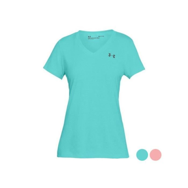 Naisten T-paita - Under Armour - 1289650 - Vihreä - Lyhyet hihat - Polyesteri Grön XS