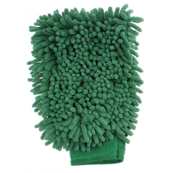Kylpyhuoneliina - Turtle Wax - Käsine - Mikrokuitu - Konepesunkestävä - Vihreä 20x14x6 cm grön