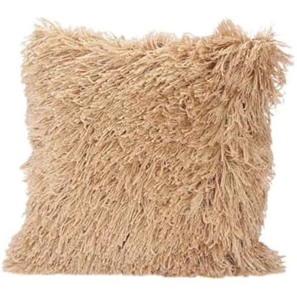 Kudde - PRESENTDEKOR - Beige - 45 x 45 cm - 6 enheter - Bomull Polyester - Casual beige, flerfärgad