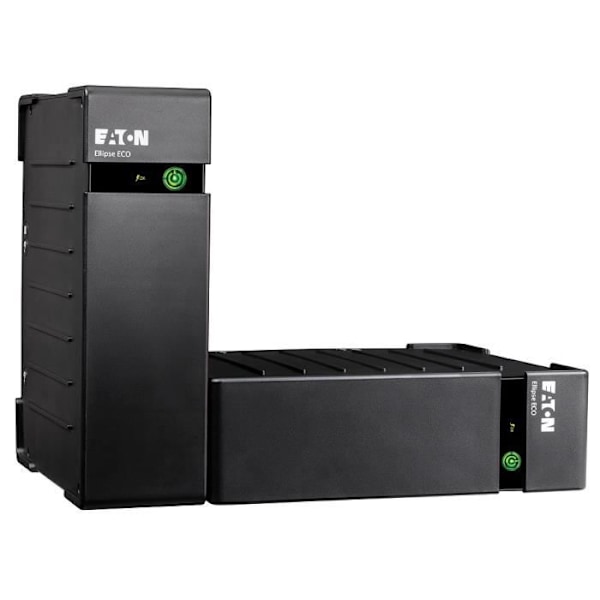 Inverter - EATON - Ellipse ECO 650 USB IEC - Off-line UPS - 650VA (4 IEC-uttag) - Standard överspänningsskydd - USB-port - EL650USBIEC Svart