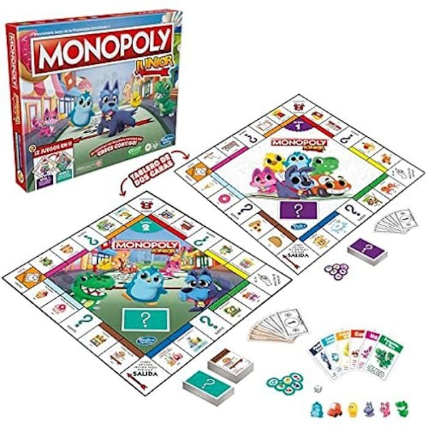 Monopoly Junior -lautapeli - MONOPOLY - Lapsi - Mixed