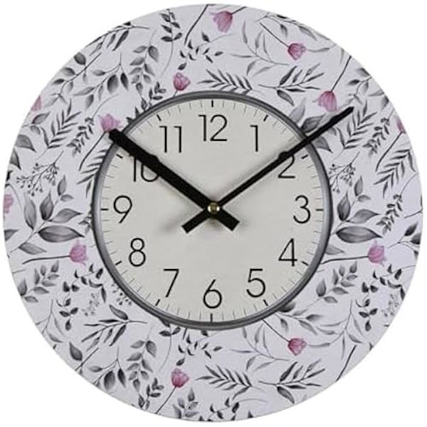 Seinäkello - VERSA - Caprice - Puu - Monivärinen - 31,5 cm - Nykyaikainen muotoilu Flerfärgad