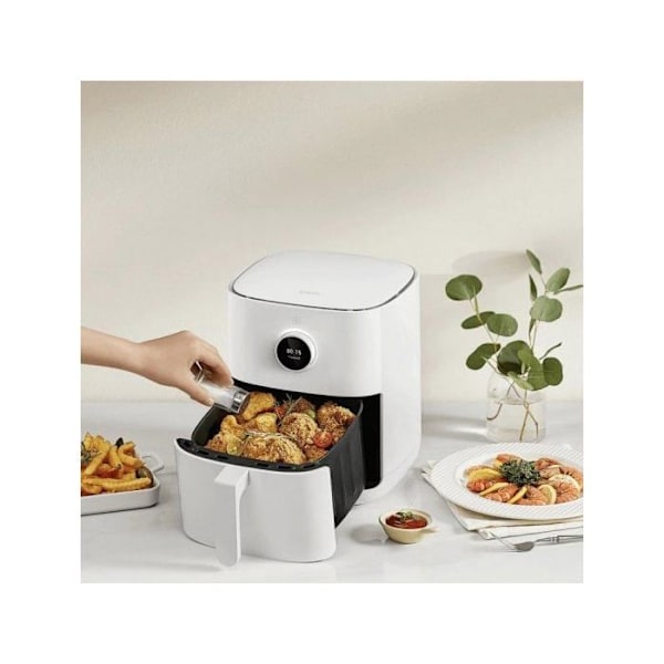 Friteuse - XIAOMI - Smart Air Fryer 4,5L - Variabel temperatur - Timer - Hvid