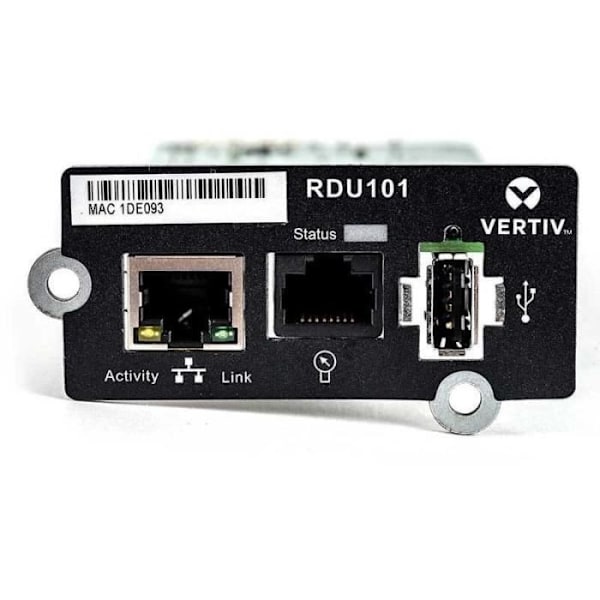 EMERSON Liebert Intellislot -tietoliikennekortti - Etävalvontakortti - 10/100 Ethernet x 1